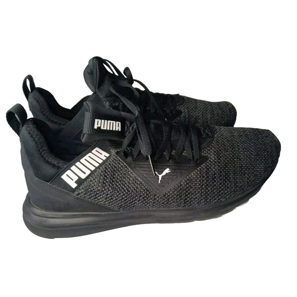 Puma Enzo Beta Shoes Men's Size 12 Woven Running Sneakers Black